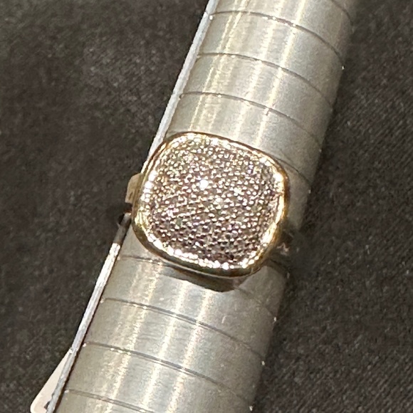 New 18k & Silver Diamond Ring - Picture 6 of 11